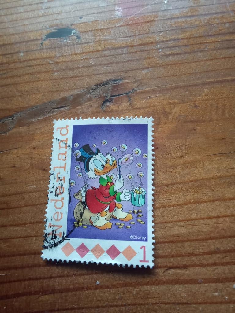 Dagobert Duck, Ophalen of Verzenden, Donald Duck, Papier, Kaart of Schrift