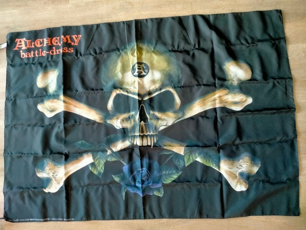 Alchemy Battle-dress vintage 1992 muziek gothic vlag RARE, Verzenden, Zo goed als nieuw, Overige typen