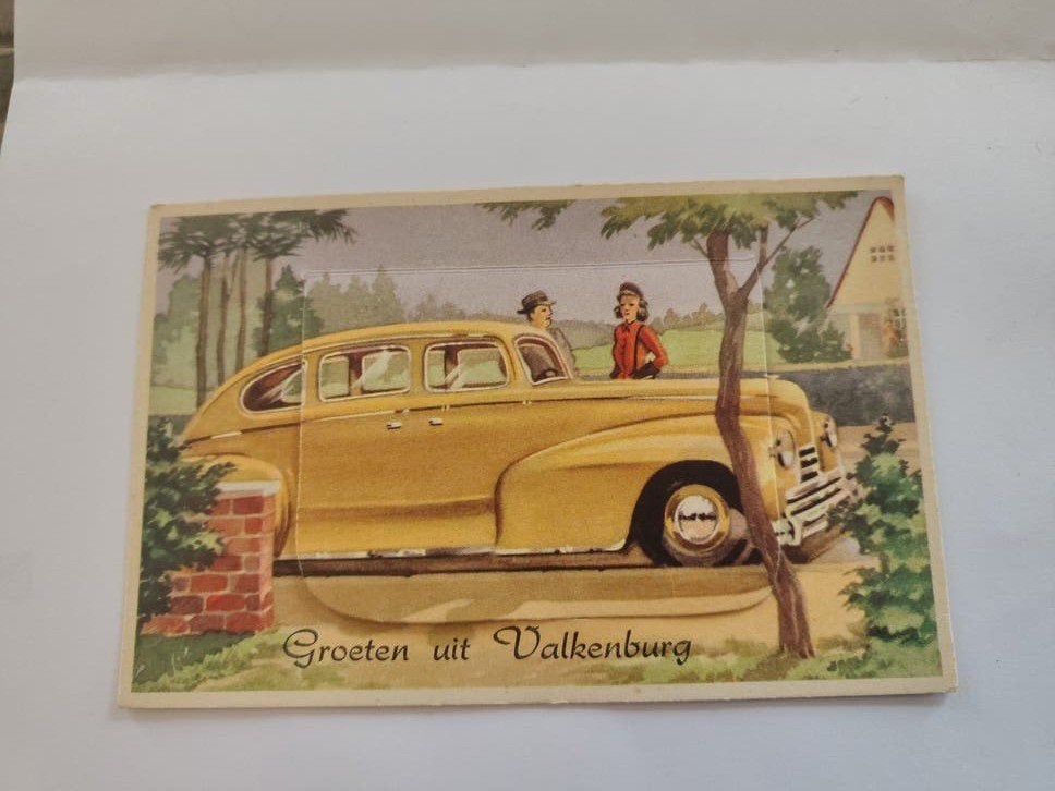 Oud ansichtkaartenboekje Valkenburg - 1954, Ophalen of Verzenden, 1940 tot 1960, Gelopen, Limburg