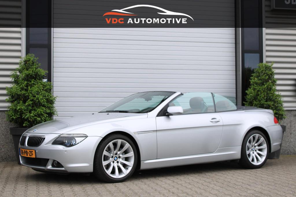 BMW 6-Serie Cabrio 645Ci S Rood Leder | Memory | Xenon | Nav, Automaat, Achterwielaandrijving, Gebruikt, Cabriolet