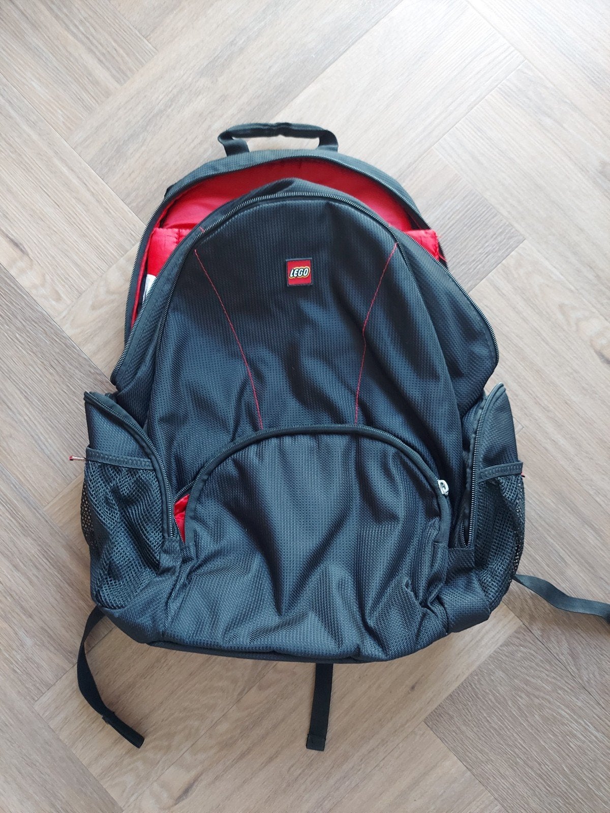 Lego rugzak - Zwart met rood interieur, Ophalen of Verzenden, Nieuw, Overige merken