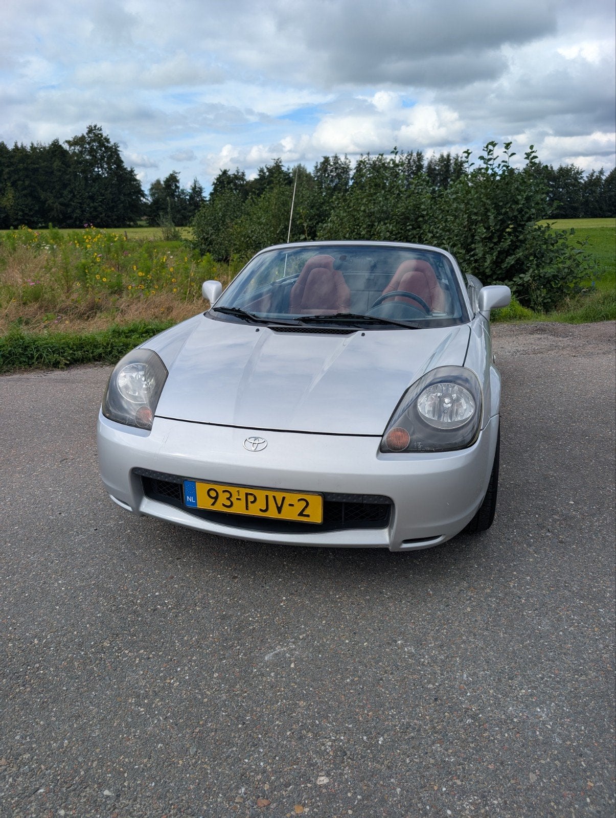 Toyota MR2 2001 Grijs 6 bak, Auto's, 4 cilinders, Cabriolet, Open dak, Handgeschakeld