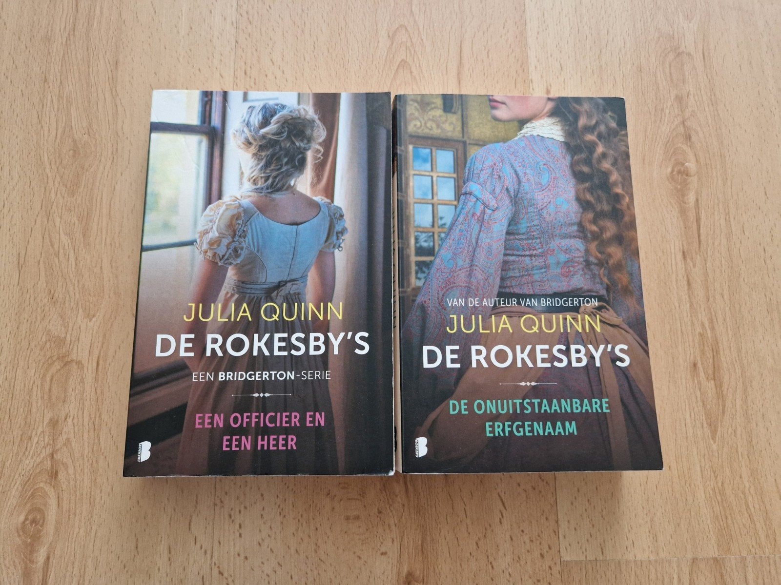 boeken julia quinn de rokesby deel 1 2 bridgerton erfgenaam, Ophalen of Verzenden