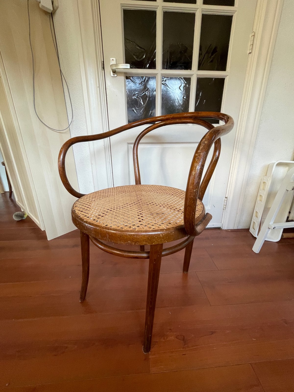 Ligna / Thonet stoel 209 - rotan zitting, Ophalen