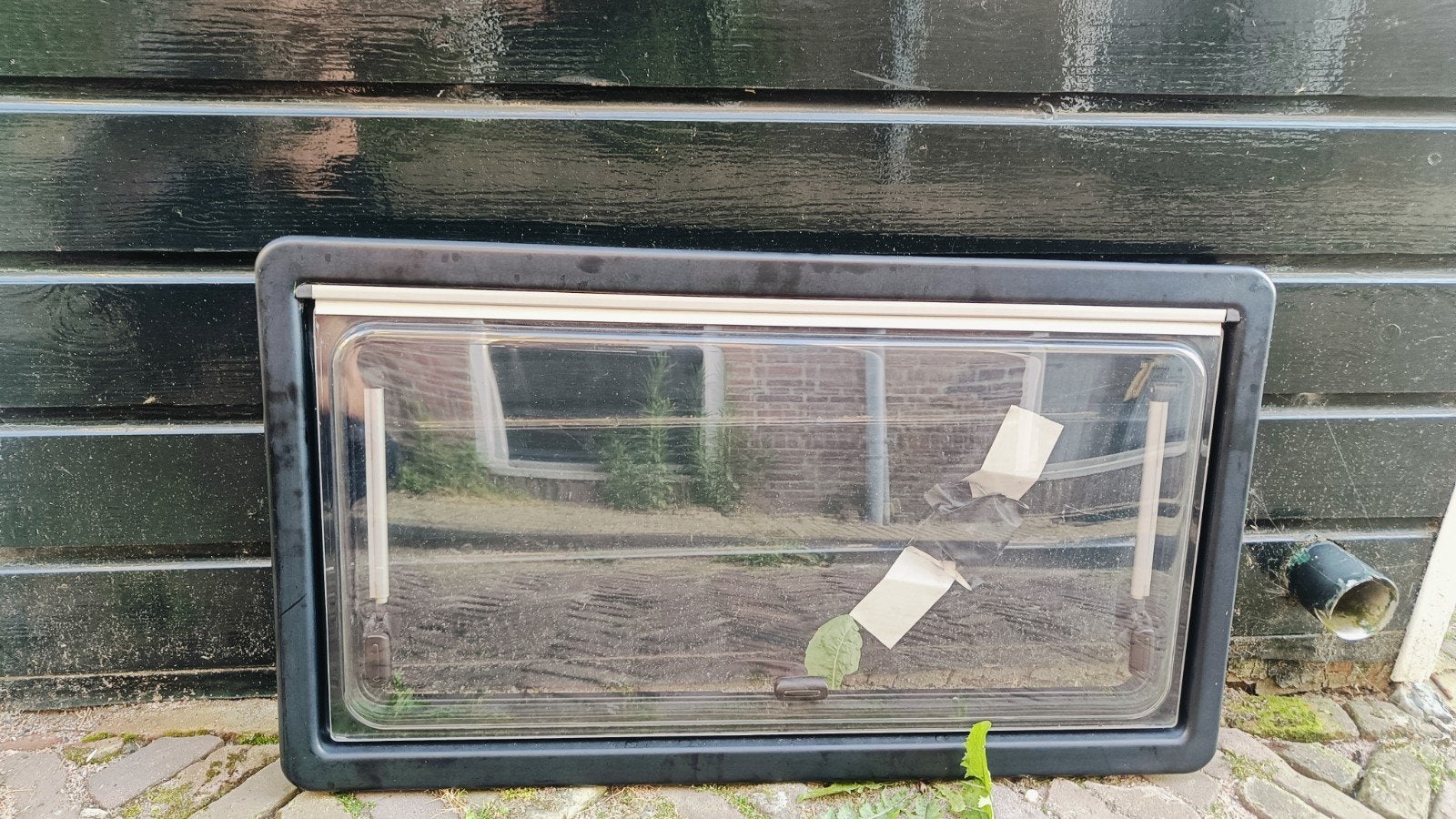 Dometic S4 Camper raam 800 x 450 mm, bruin/beige hoor&verdui