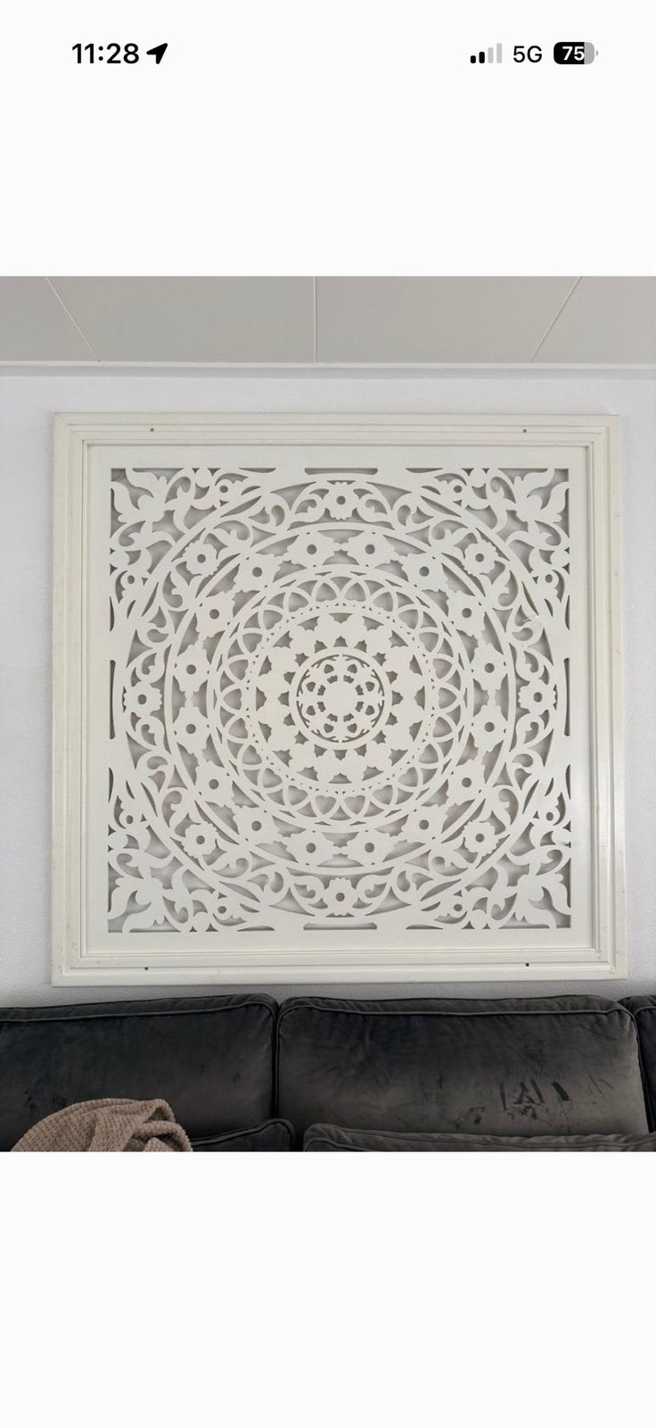 Moderne grote wandpaneel 160x160, Ophalen