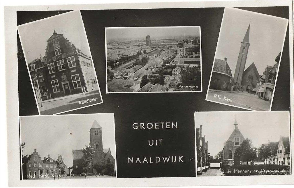 Jt27-228   Naaldwijk, Verzenden, 1940 tot 1960, Gelopen, Noord-Holland