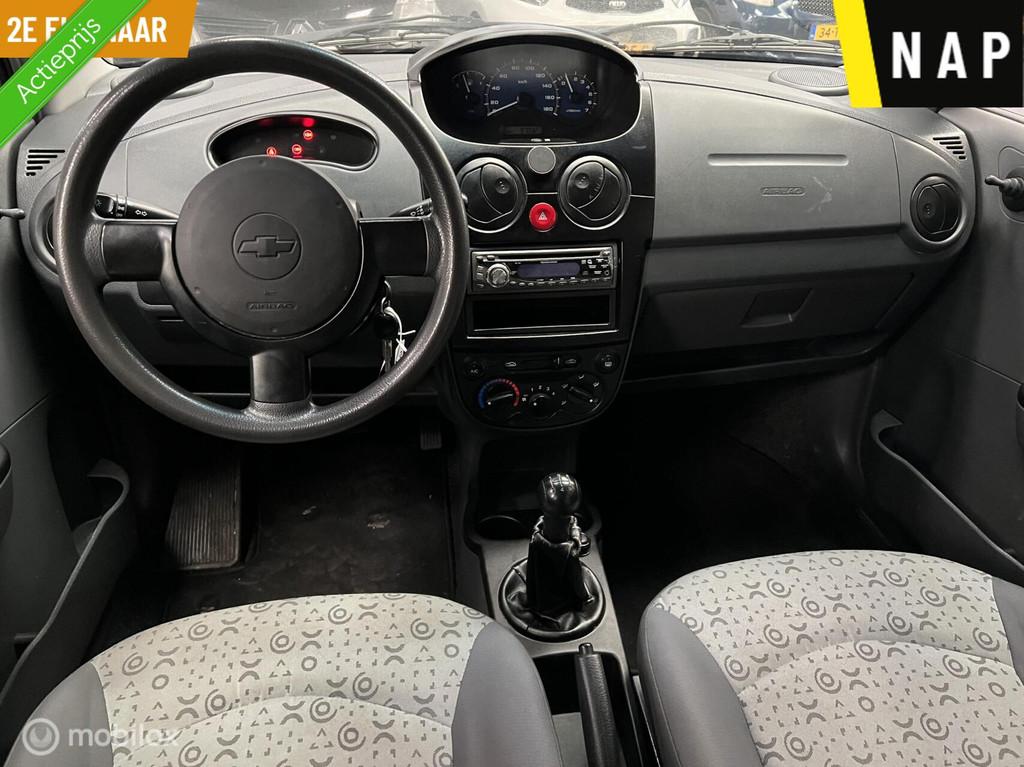 Chevrolet Matiz 0.8 Style NAP- 2e Eigenaar - Airco, Voorwielaandrijving, Stof, Gebruikt, Origineel Nederlands