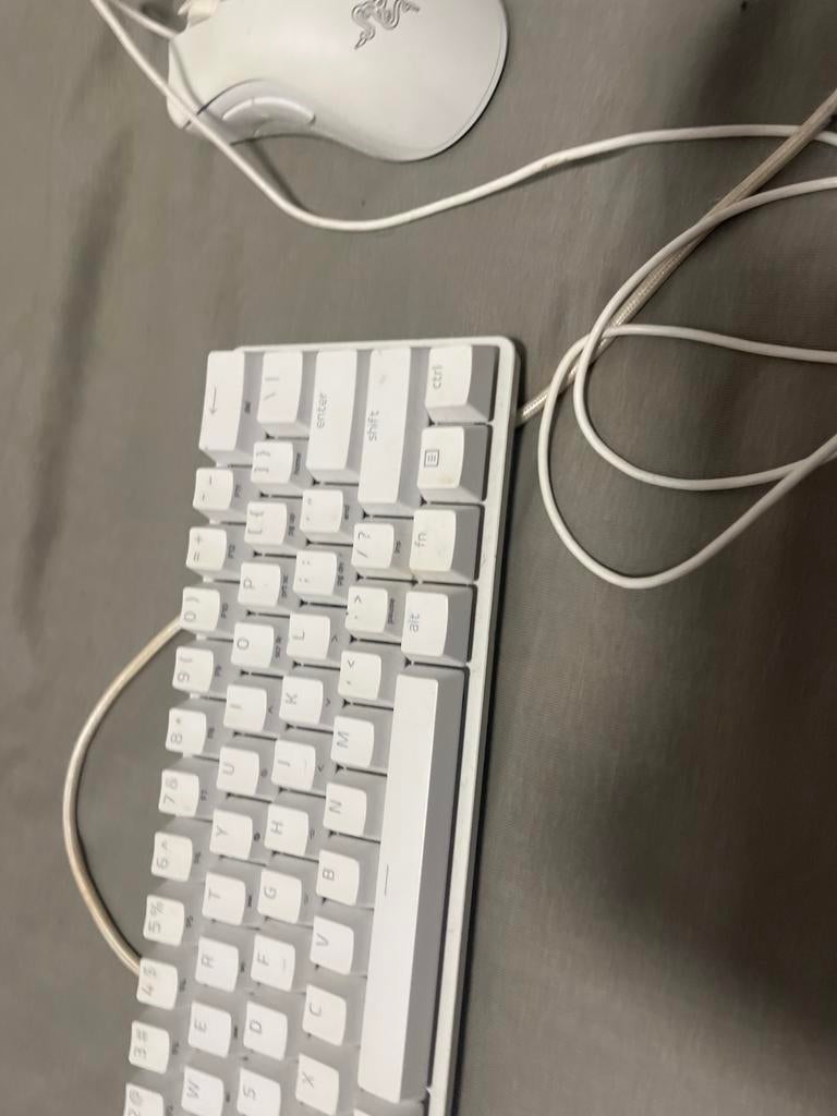 Razer Huntsman Mini toetsenbord en Deathadder muis, Gebruikt, Toetsenbord en muis-set, Verzenden, Qwerty