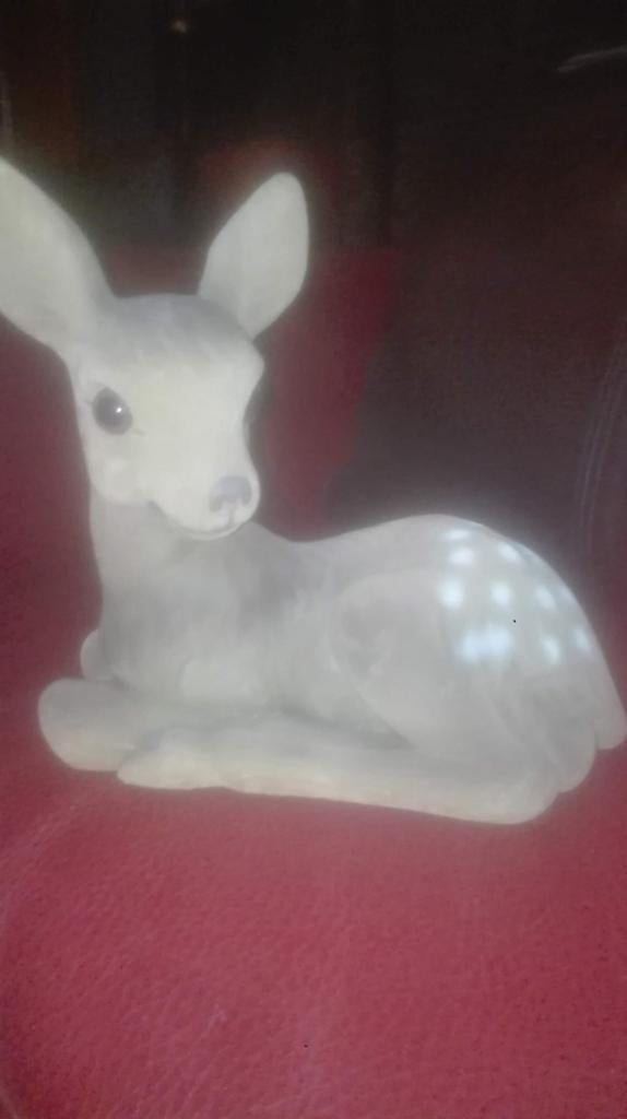 Vintage beeld / hert / bambi, Antiek en Kunst, Ophalen of Verzenden