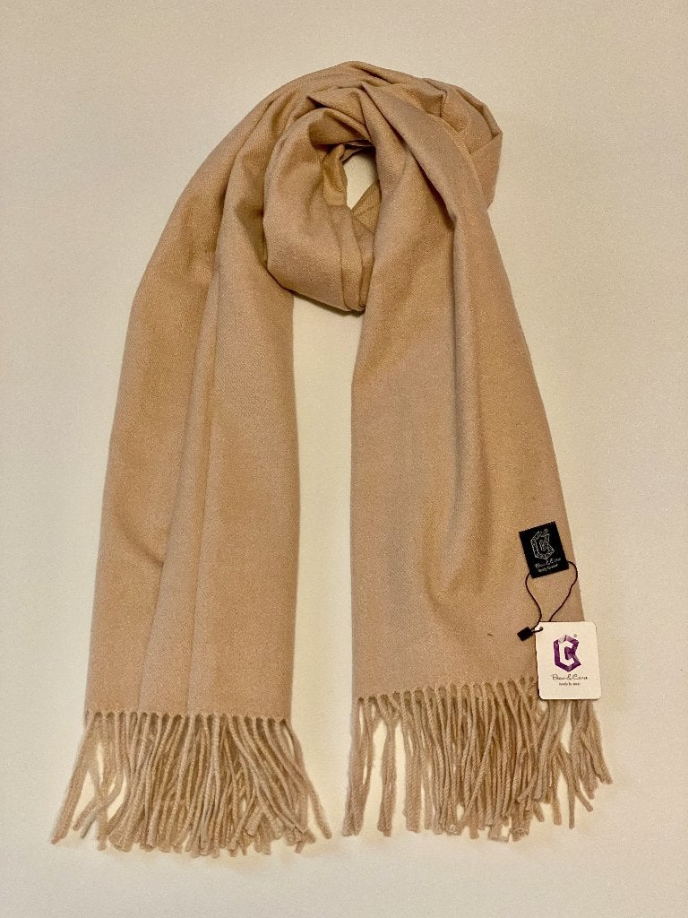 Nieuwe beige warme en extra grote herfstsjaal van Beau&Caro, Kleding | Dames, Maat 46/48 (XL) of groter, Nieuw, Ophalen of Verzenden