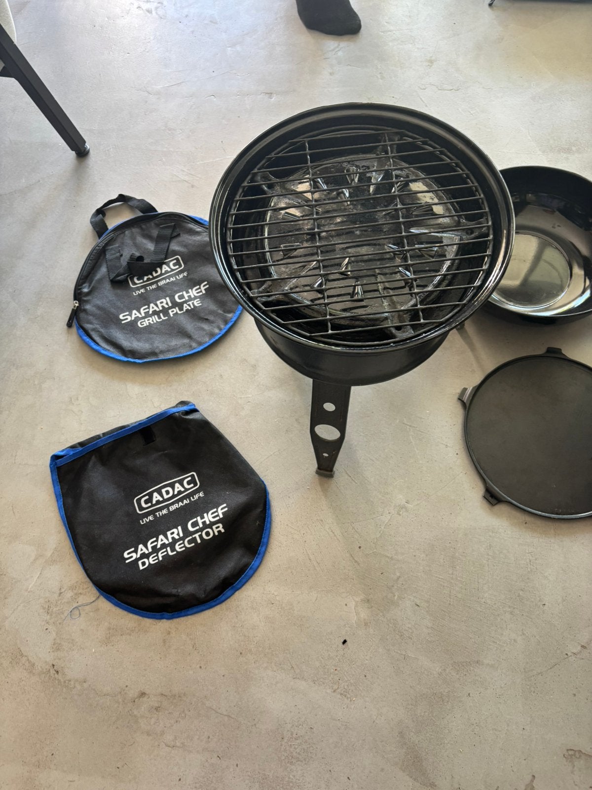 Cadac Safari Chef 6547F draagbare gasbarbecue, Ophalen of Verzenden, Gebruikt