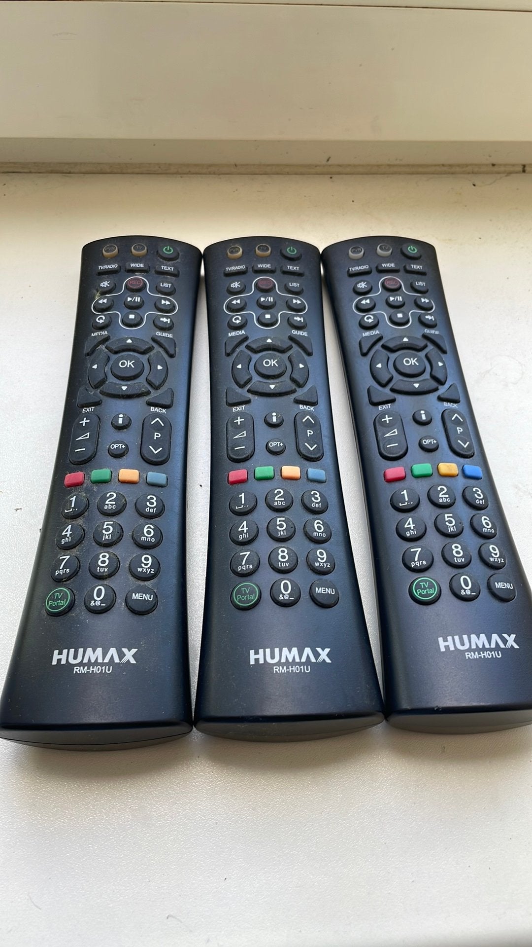 Afstandsbedieningen humax, Ophalen of Verzenden, Zo goed als nieuw