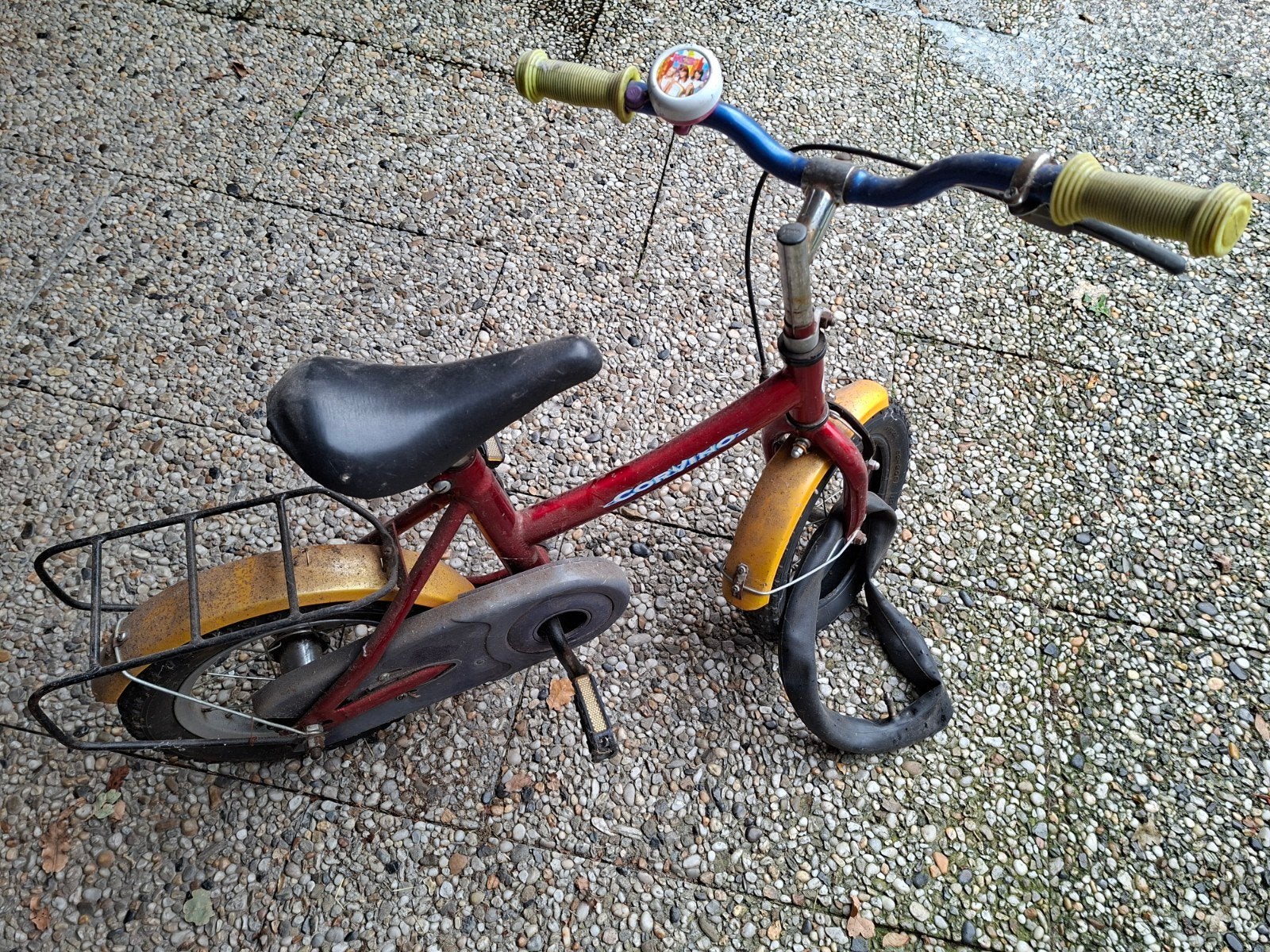 Corvino kinderfiets 12,5 inch - opknapper, Ophalen, Terugtraprem, Gebruikt, Corvino