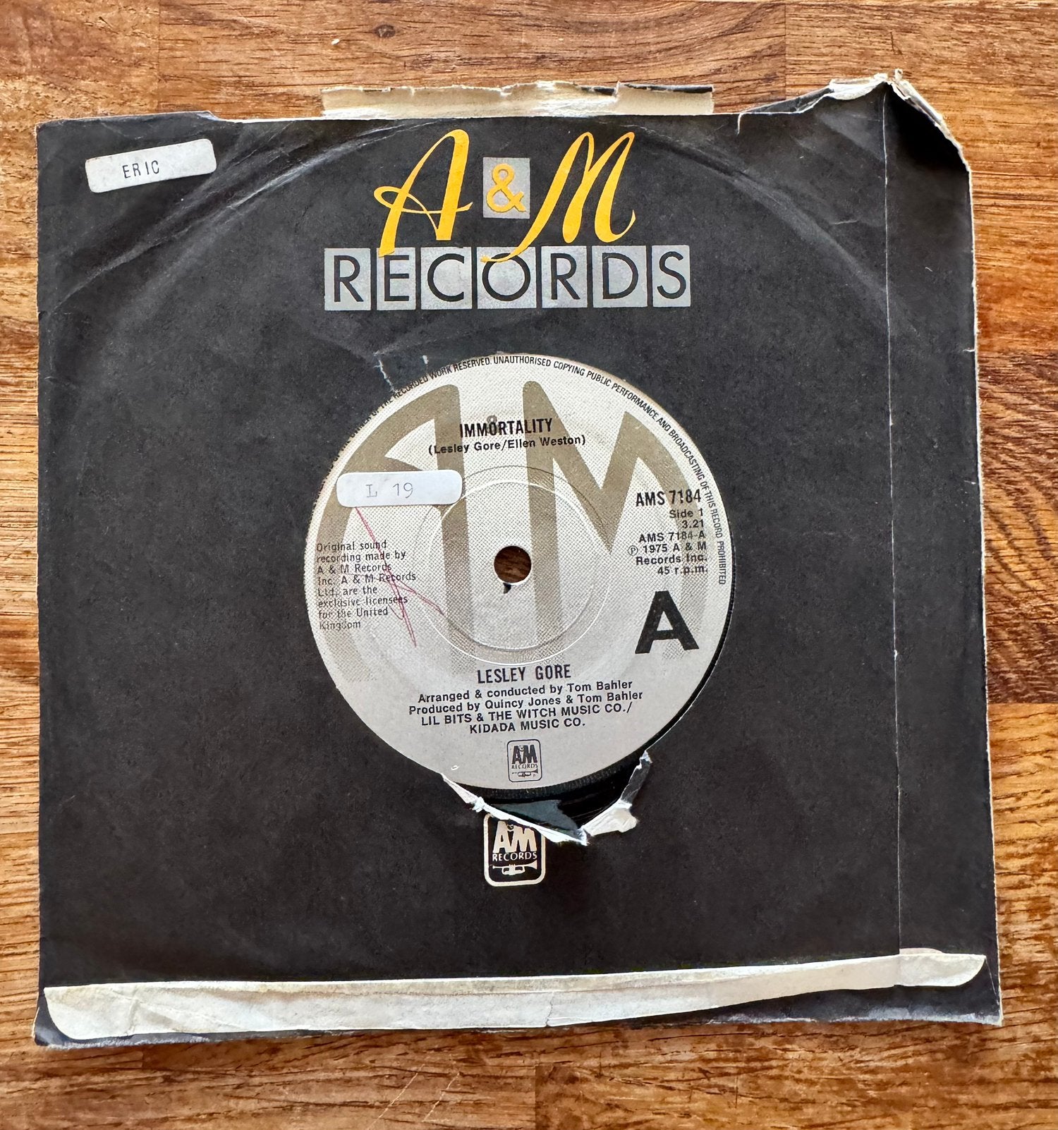Vinyl Single - Lesley Gore, Cd's en Dvd's, Ophalen of Verzenden, Zo goed als nieuw, Pop