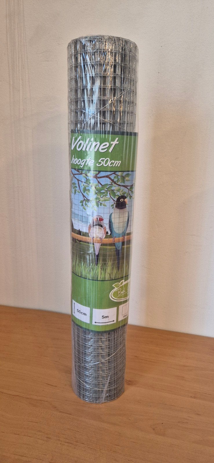 Nieuw gegalvaniseerd gaas 50 cm hoog, rol van 5 meter, Tuin en Terras, Gaas en Draad, Ophalen, Nieuw, Minder dan 10 meter, Gaas