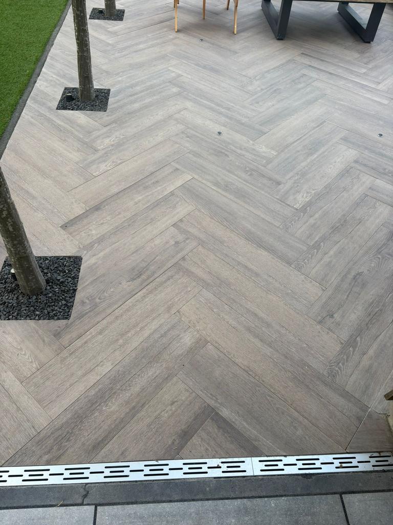 vtwonen keramische tegels houtlook 80x20 – NIEUW –25 pakken, Tuin en Terras, Ophalen, Zo goed als nieuw, Keramiek, Terrastegels