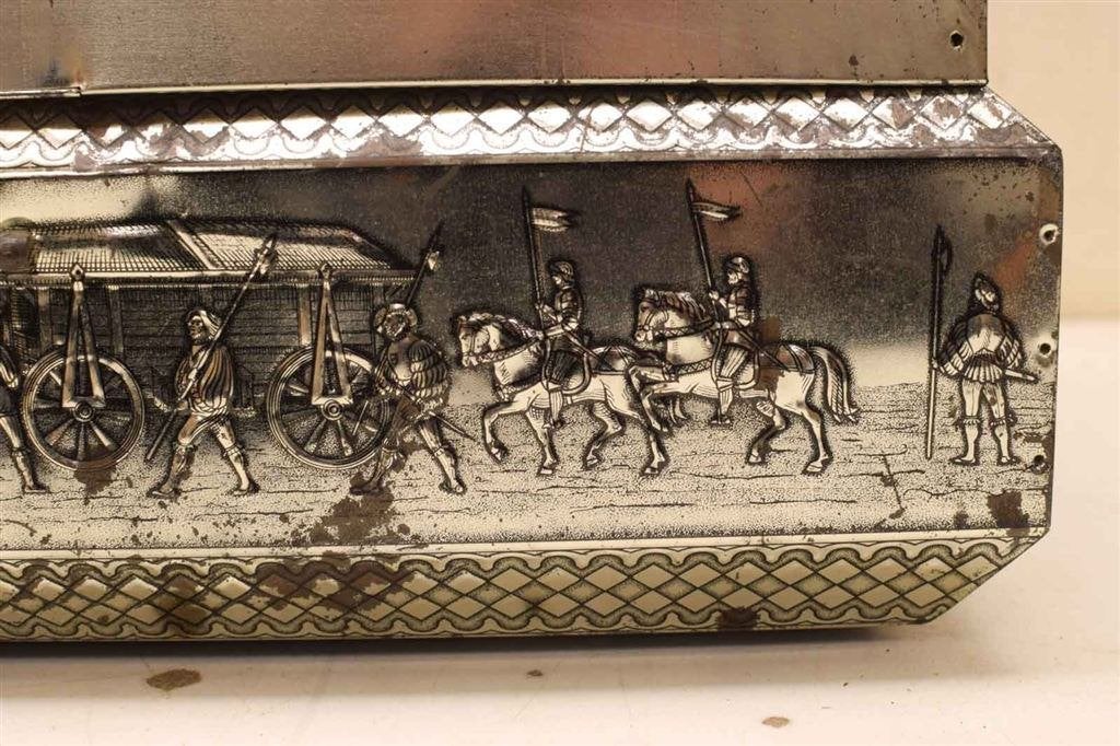 Grote blikken trommel 44214, Ophalen of Verzenden, Gebruikt, Koek(jes)
