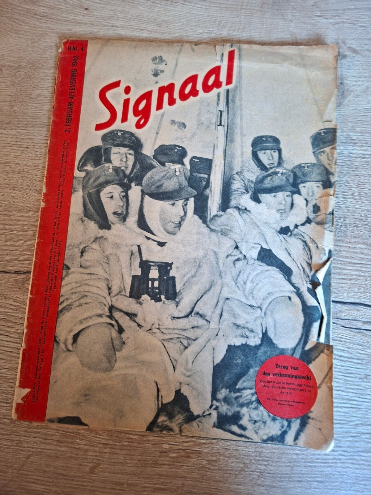 Signaal  2. Februari-Aflevering 1942 - Zeldzaam Oorlogstijds, Ophalen of Verzenden, Overige typen