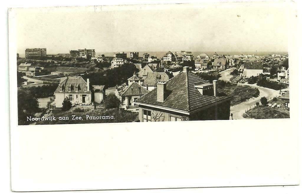 AK Noordwijk aan Zee - Panorama., Verzenden, 1940 tot 1960, Ongelopen, Zuid-Holland
