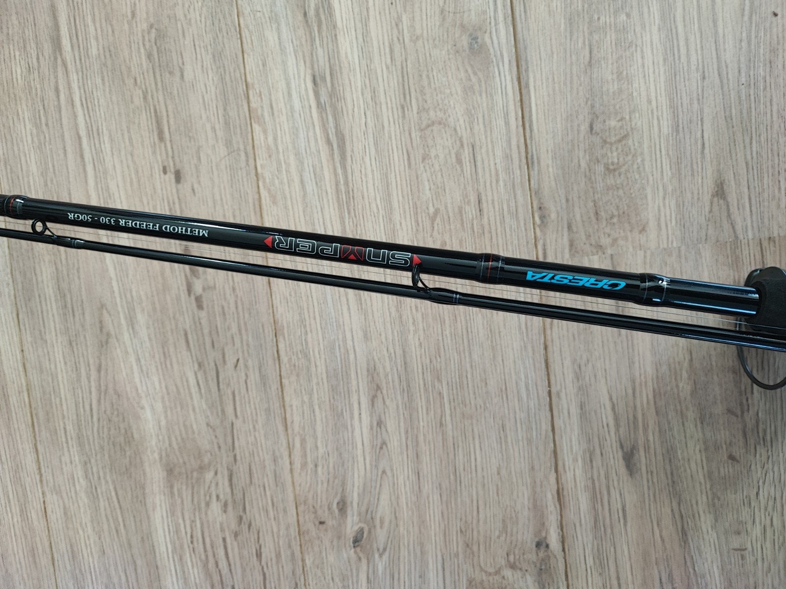 Cresta Snyper Method Feederhengel 3.30m - 50GR met Molen, Ophalen, Zo goed als nieuw, Complete hengel