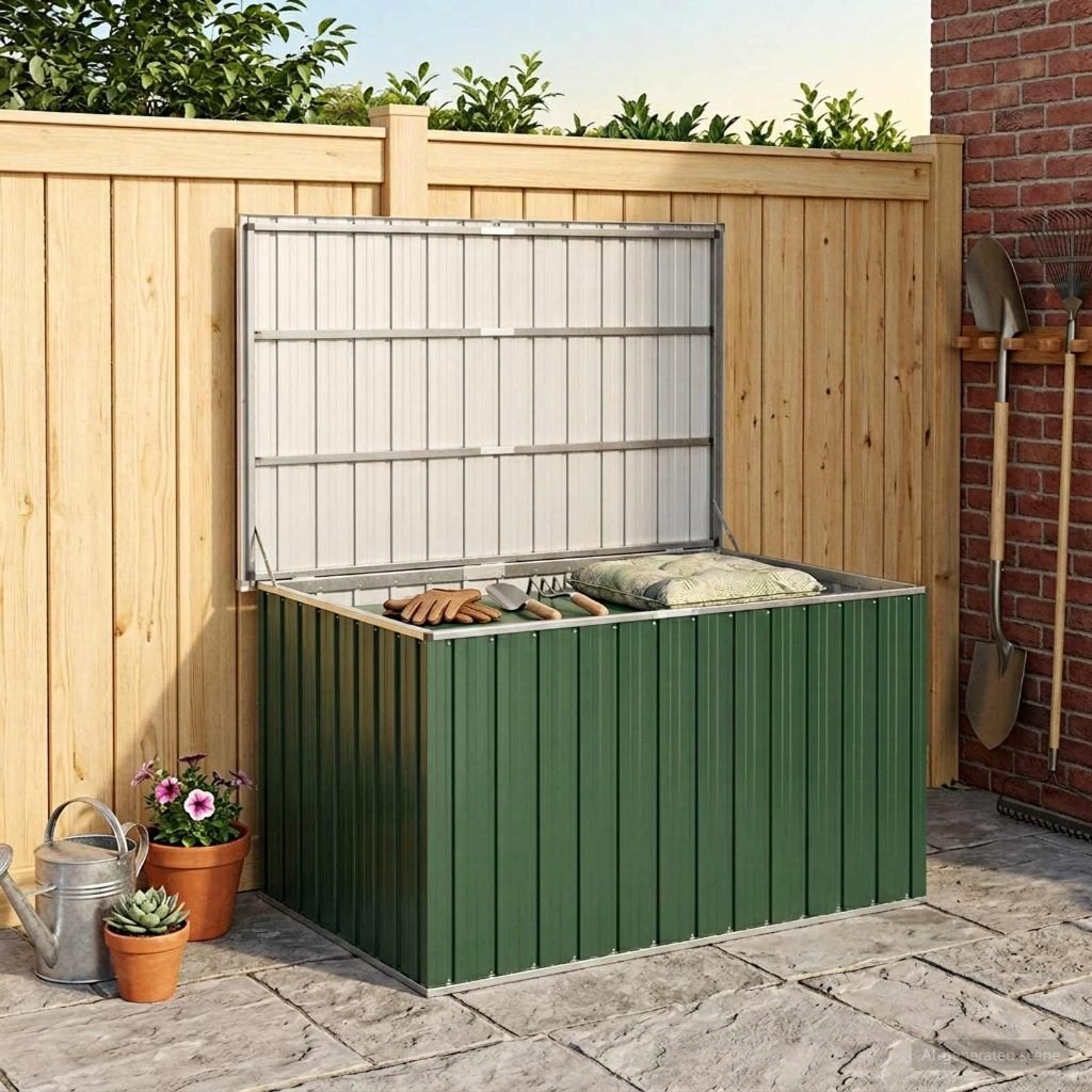 Opbergbox tuinkist tuinbox tuinkussens 149x99x93 GRTS BZRGD!, Tuin en Terras, Verzenden, Nieuw, Nvt, Nvt
