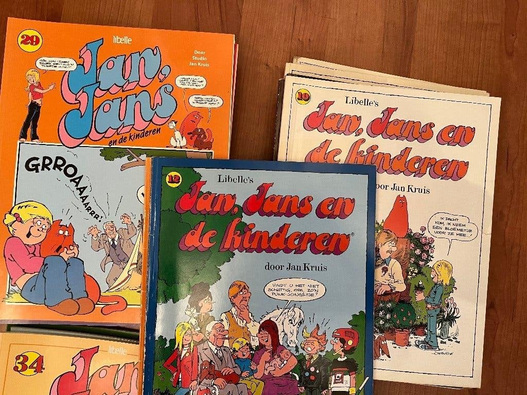 Jan, Jans en de kinderen - Jan Kruis, Meerdere stripboeken, Ophalen of Verzenden, Gelezen, Jan Kruis