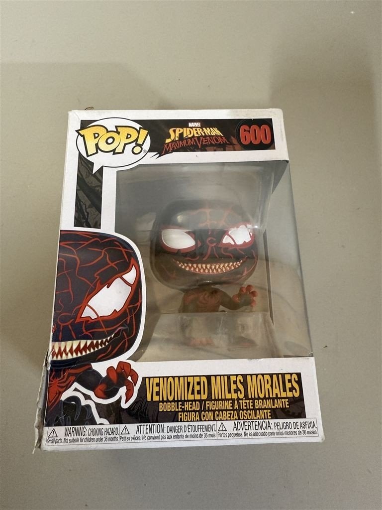 Funko pop - Spiderman - venomized miles morales - 600, Verzamelen, Poppetjes en Figuurtjes, Ophalen of Verzenden, Zo goed als nieuw