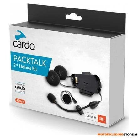 Cardo Audio kit Packtalk 2e helm JBL kit, Zwart, Ophalen of Verzenden, Nieuw met kaartje