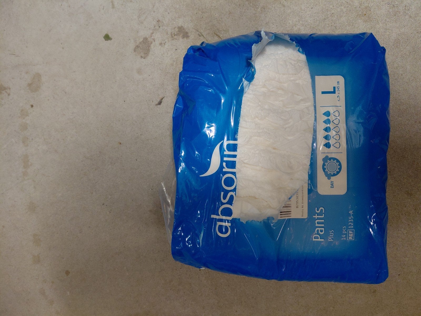 incontinentie materiaal, Ophalen