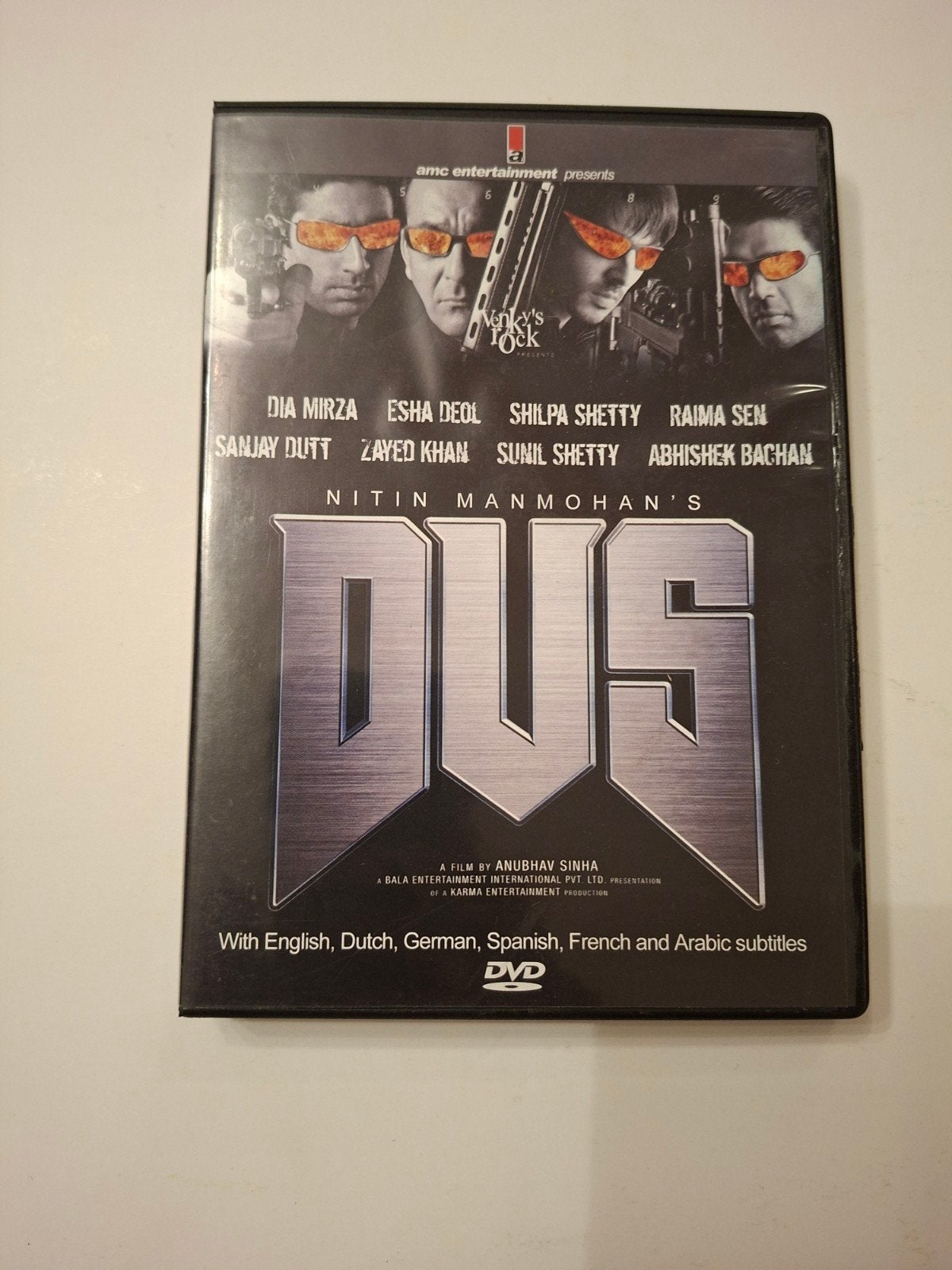 DUS DVD - Actiethriller met diverse ondertitels, Gebruikt, Actiethriller, Ophalen of Verzenden, Spaans