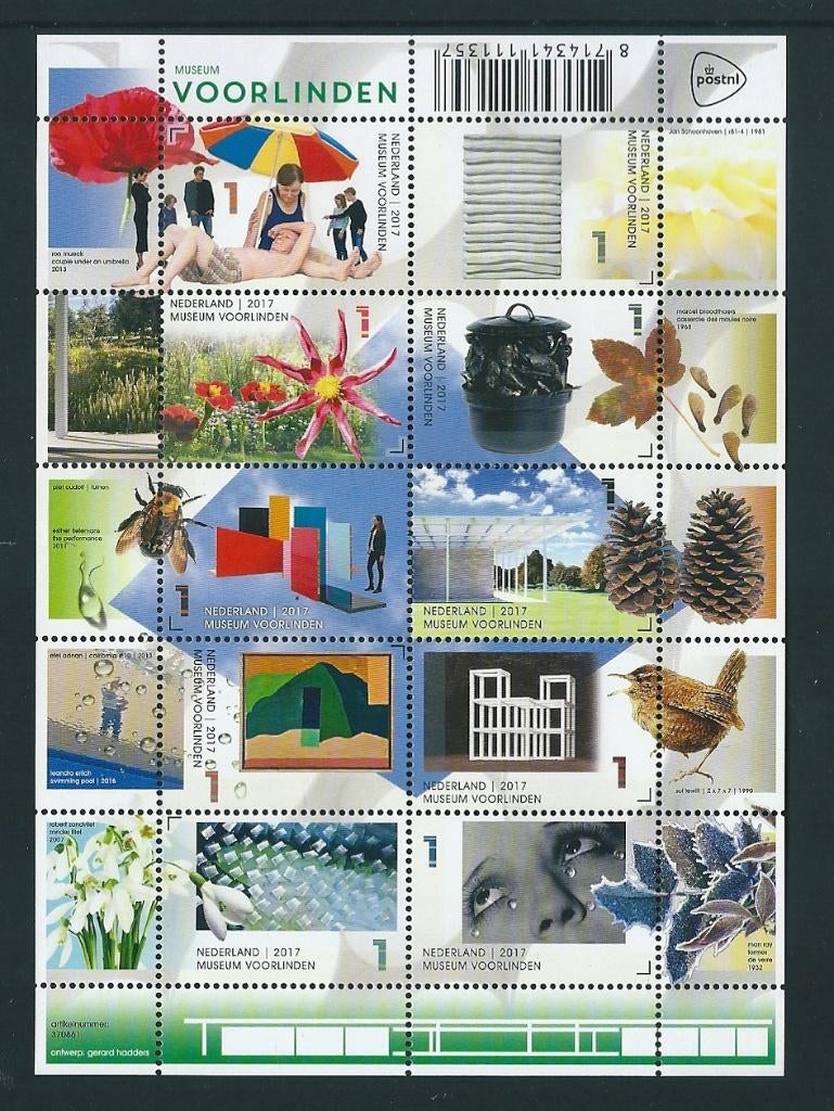 Vel Museum Voorlinde no V3555, postfrfis, Ophalen of Verzenden, Postfris