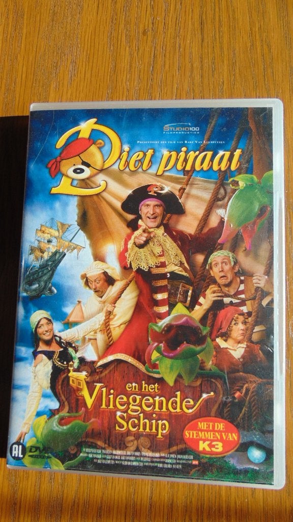 Piet piraat en het vliegende schip dvd, Cd's en Dvd's, Dvd's | Kinderen en Jeugd, Alle leeftijden, Ophalen of Verzenden, Gebruikt