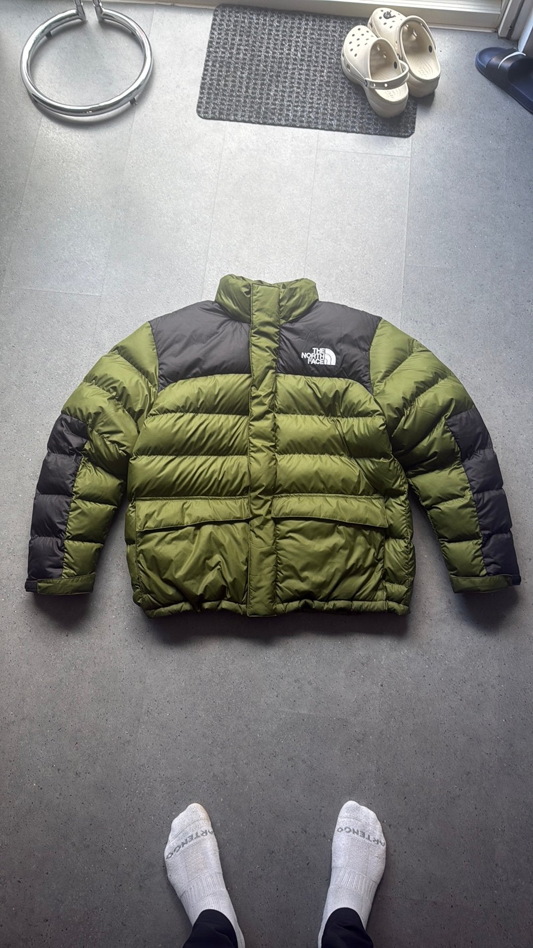 North face jas ZGAN, Ophalen of Verzenden, Zo goed als nieuw, Maat 56/58 (XL), Groen