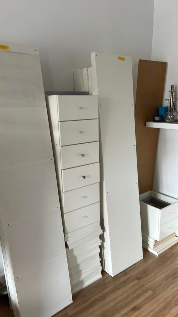 Kallax kasten 16 vakken 2 stuks met 8 lades, Ophalen of Verzenden, Gebruikt