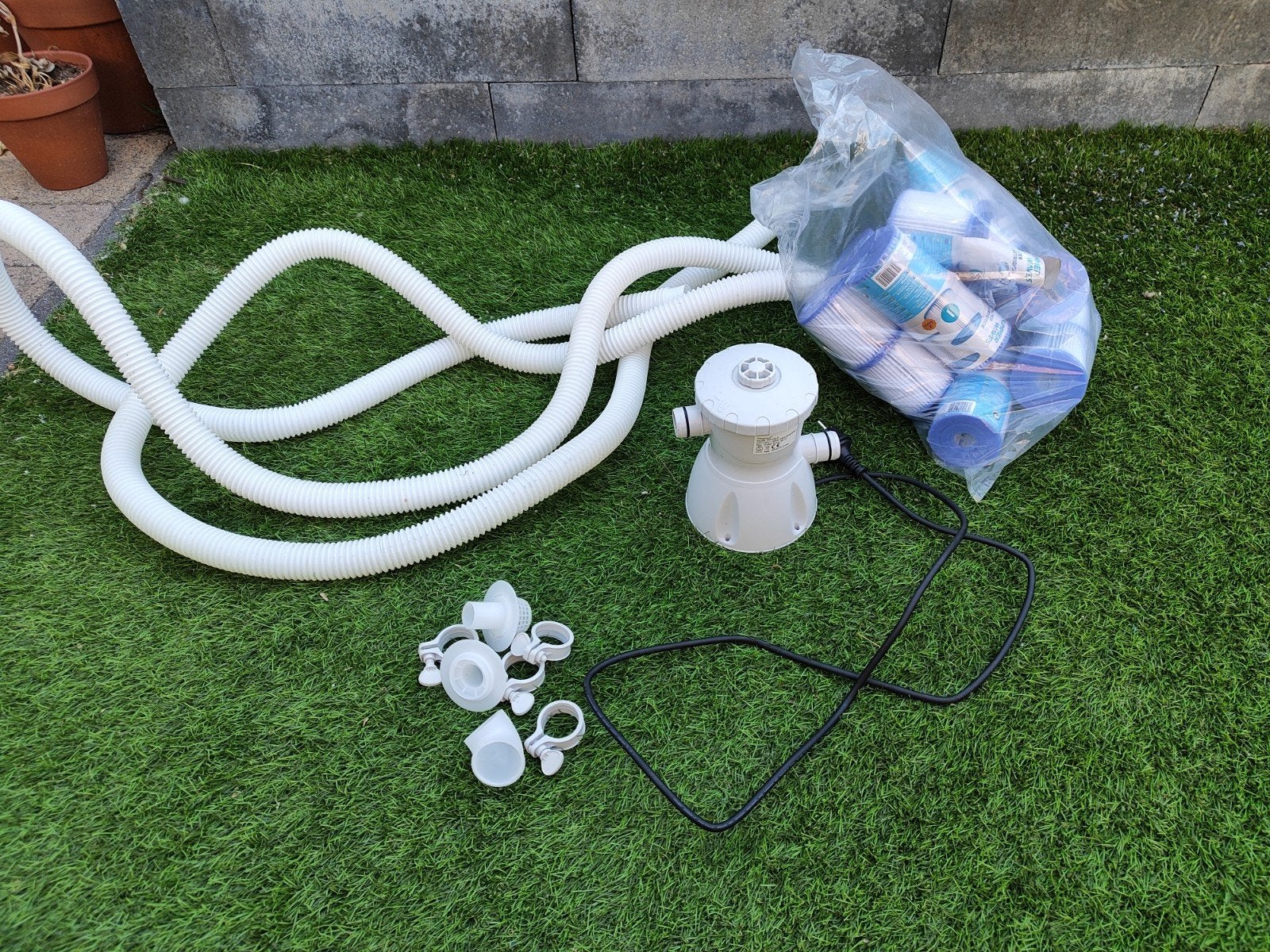 Zwembad filterpomp, Tuin en Terras, Ophalen of Verzenden, Zo goed als nieuw, Zwembadpomp
