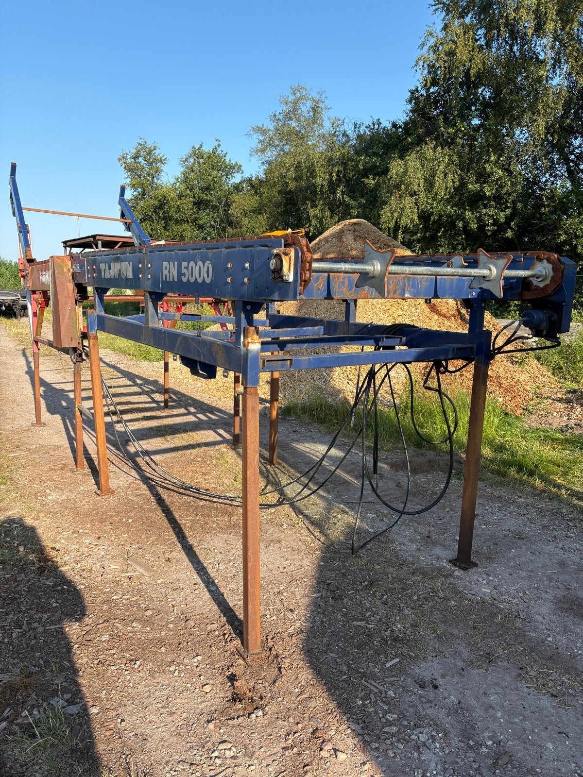 Aanvoertafel, extra lang Tajfun/Hakki Pilke zaagkloofmachine, Ophalen, Akkerbouw, Transport