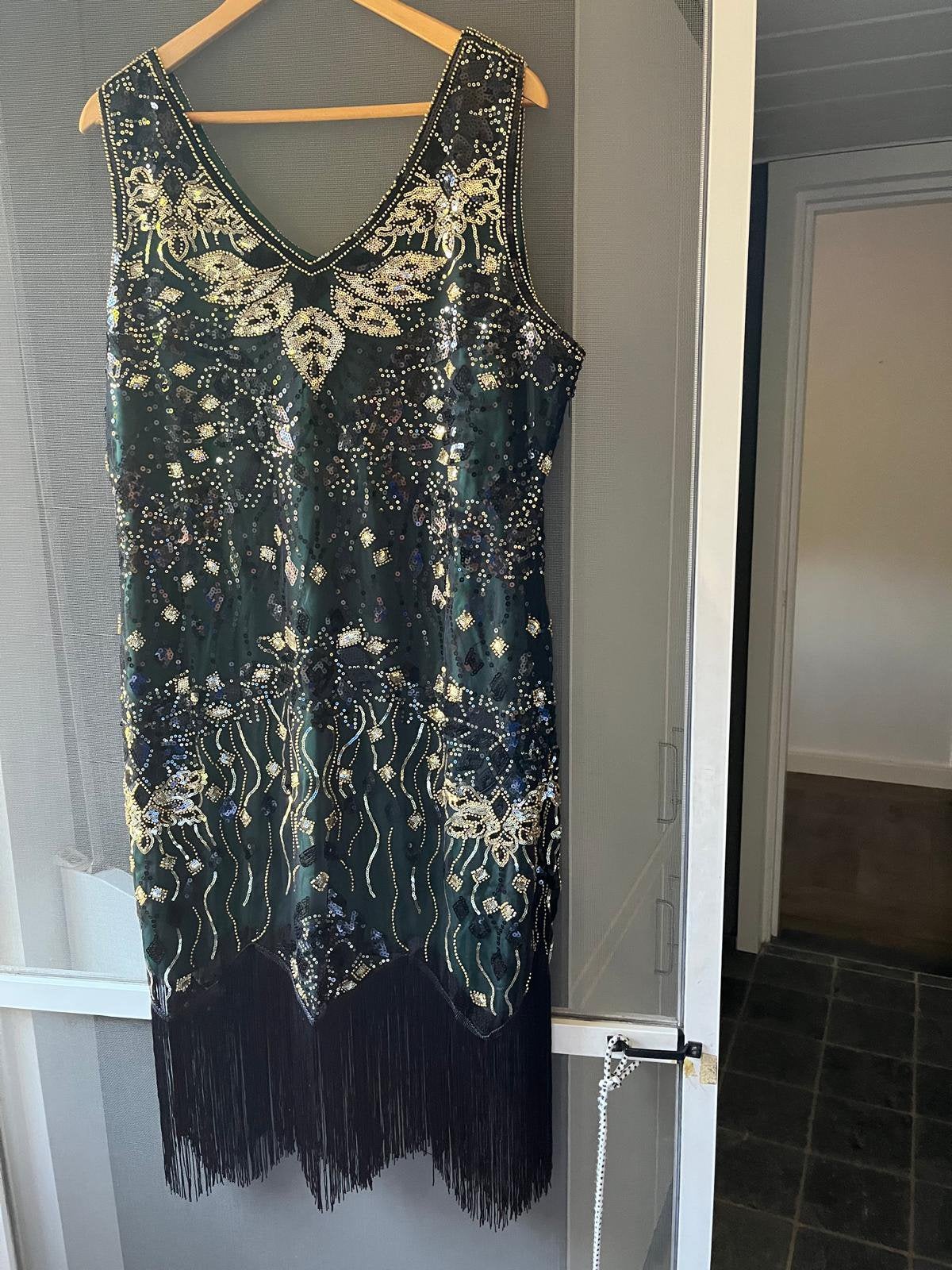 Gatsby jurk themafeest, Ophalen, Maat 46/48 (XL) of groter, Kleding, Overige thema's