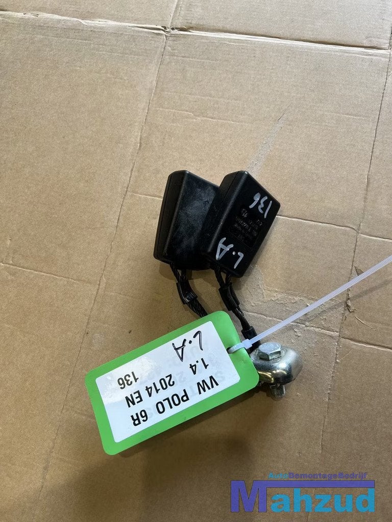 VW POLO 6R Gordel dubbel sluiting links achter 2009-2016, Auto-onderdelen, Gebruikt, Volkswagen, Volkswagen AG, Berliner Ring 2
38440  Wolfsburg, DE