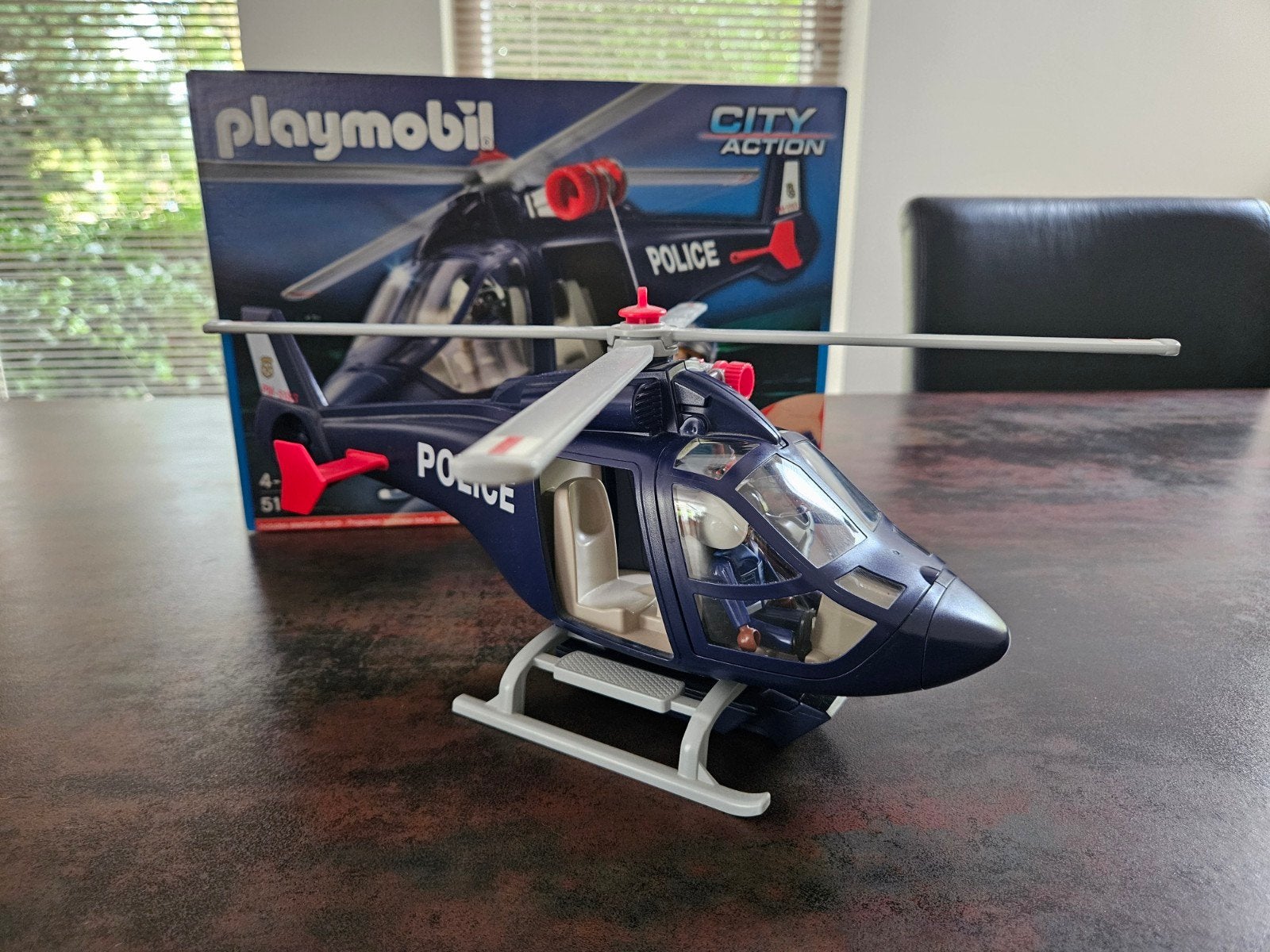 Playmobil City Action Politiehelikopter 5183, Kinderen en Baby's, Speelgoed | Playmobil, Ophalen of Verzenden, Zo goed als nieuw