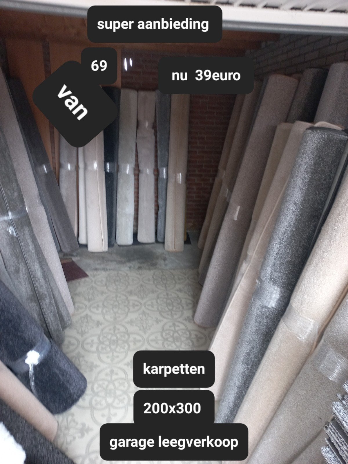 Karpetten  200x300, Huis en Inrichting, Stoffering | Tapijten en Kleden, Ophalen of Verzenden, Nieuw, Rechthoekig, 200 cm of meer