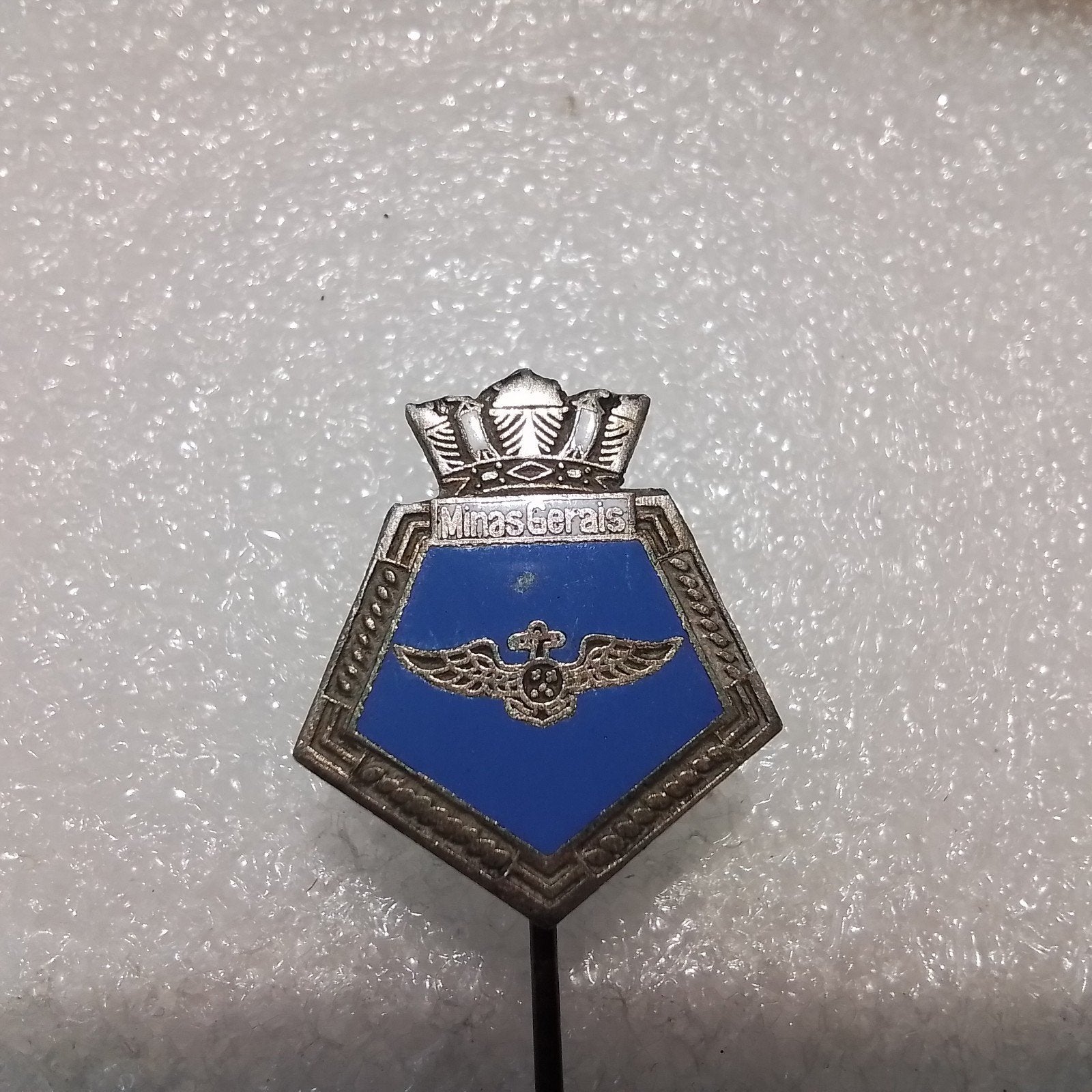 Minas Gerais, Braziliaanse Marineschepen. geëmailleerd, Ophalen of Verzenden