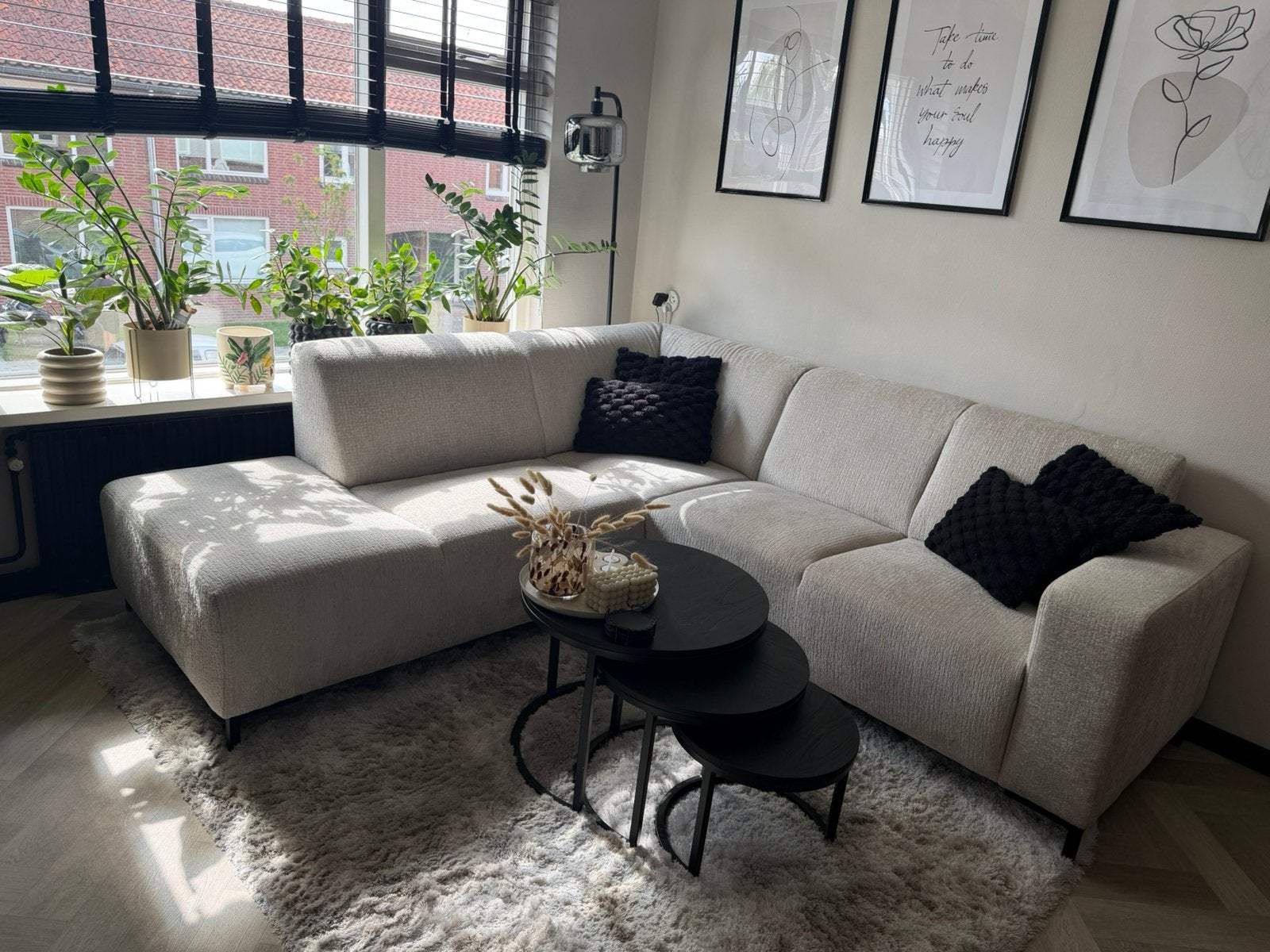 Pronto Wonen Alpa hoekbank | Fusion Shell 196 | 230x220 cm, Ophalen, Zo goed als nieuw, Stof