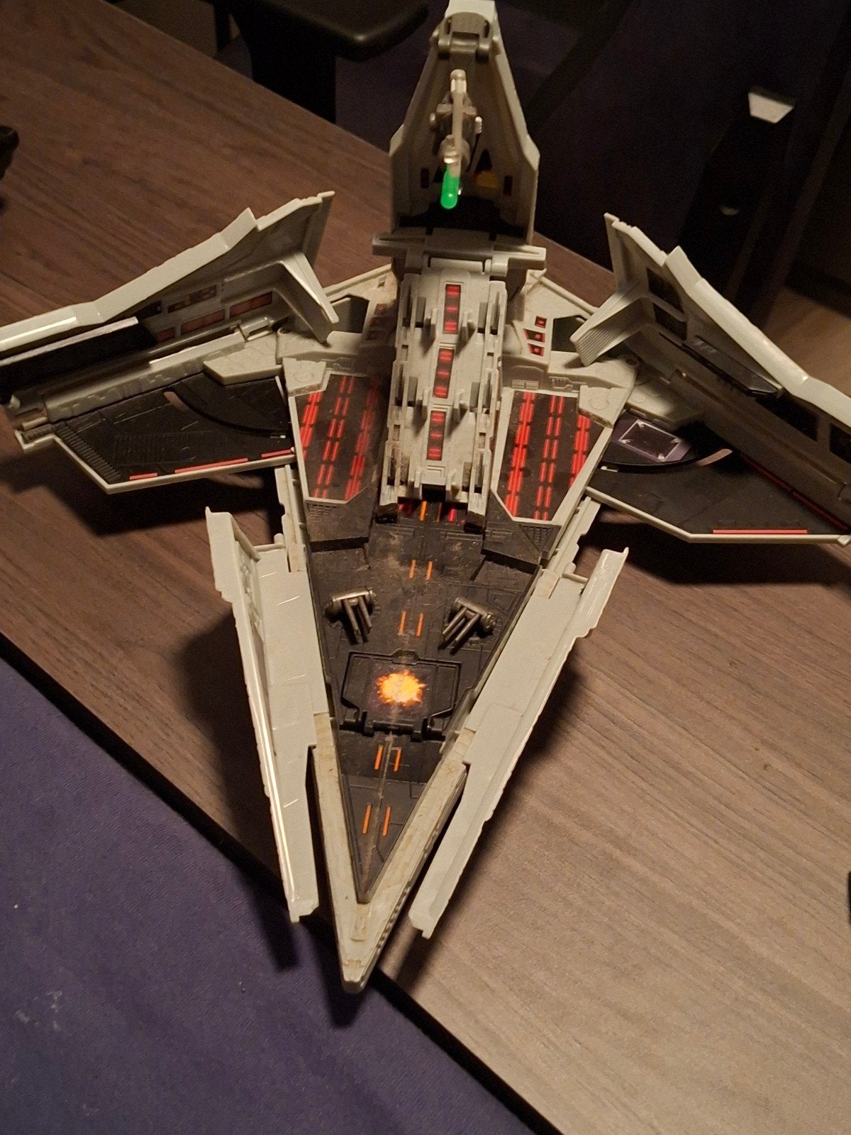 Star Wars The Force Awakens Micro star destroyer, Ophalen of Verzenden, Gebruikt