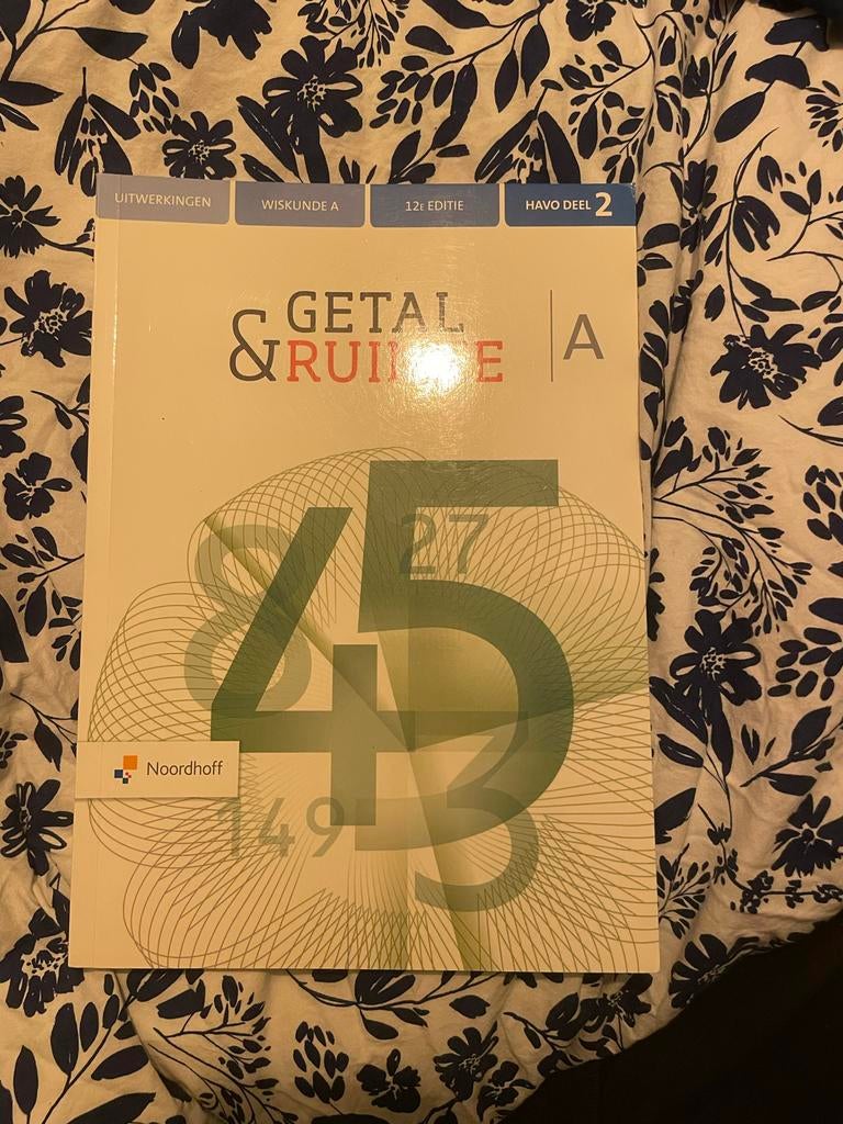 Wiskunde A: Getal & Ruimte HAVO deel 2, Boeken, Schoolboeken, Ophalen of Verzenden, Zo goed als nieuw, HAVO, Wiskunde A