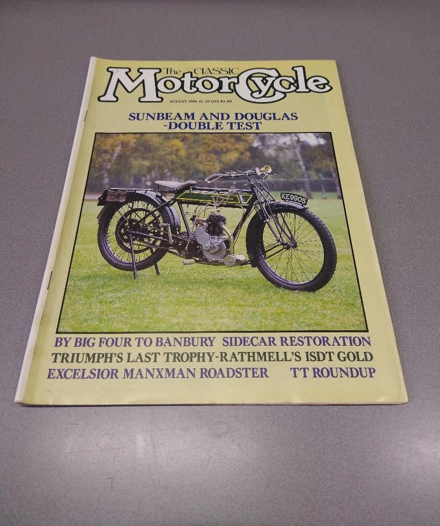 The Classic Motorycle augustus 1986, Verzenden, Gelezen