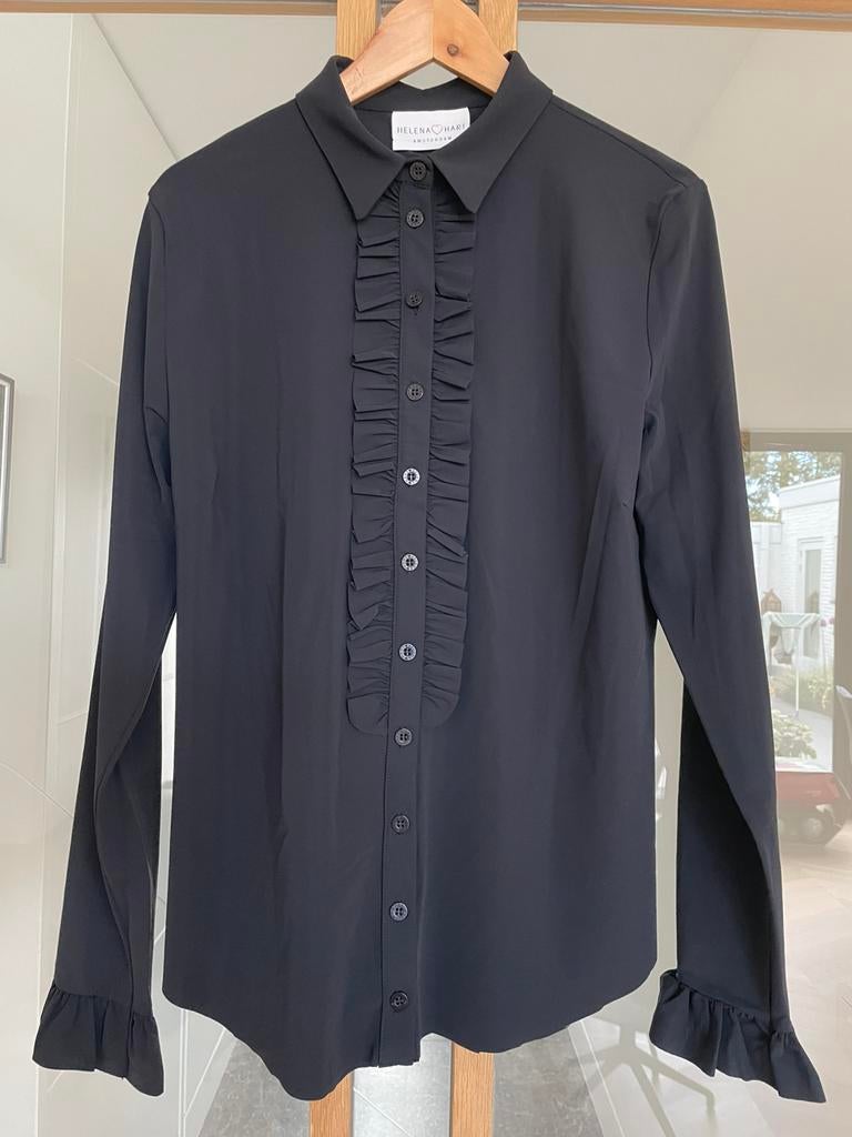 Helena Hart blouse zwart 42/44, Ophalen of Verzenden, Zo goed als nieuw, Zwart