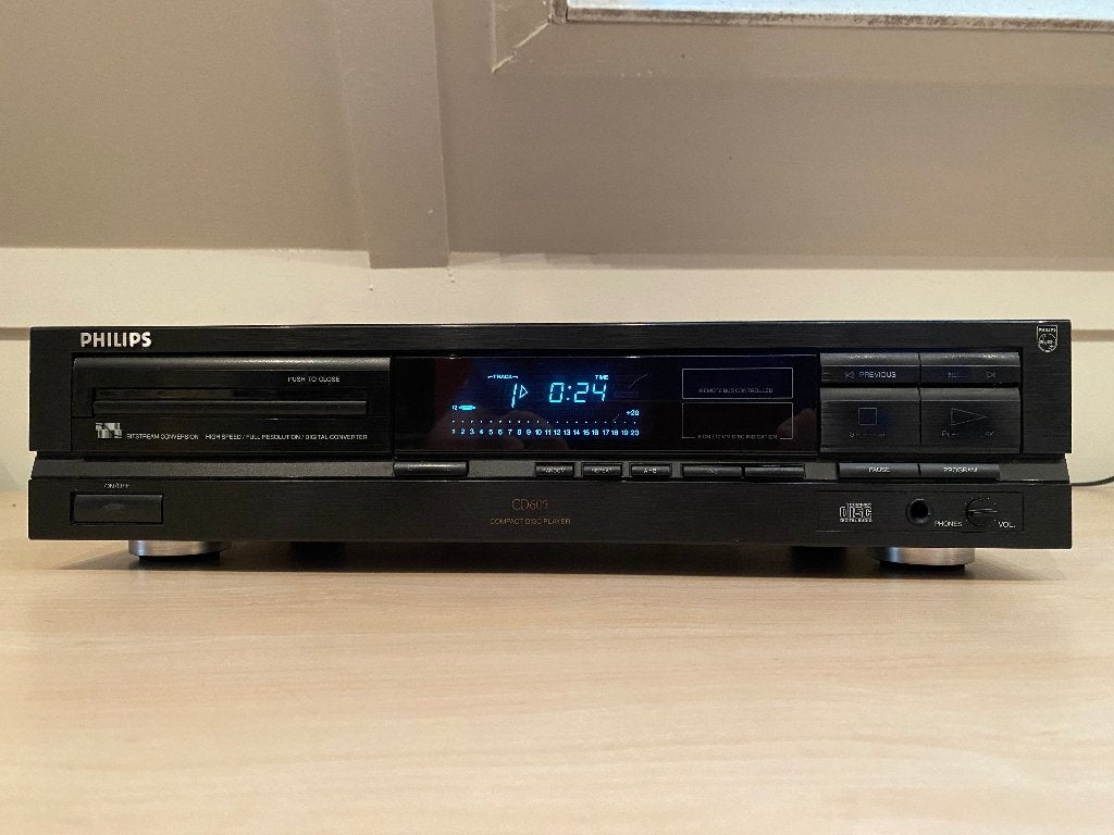 ✅ Philips CD605 Compact Disc Player, Audio, Tv en Foto, Cd-spelers, Ophalen of Verzenden, Gebruikt, Philips