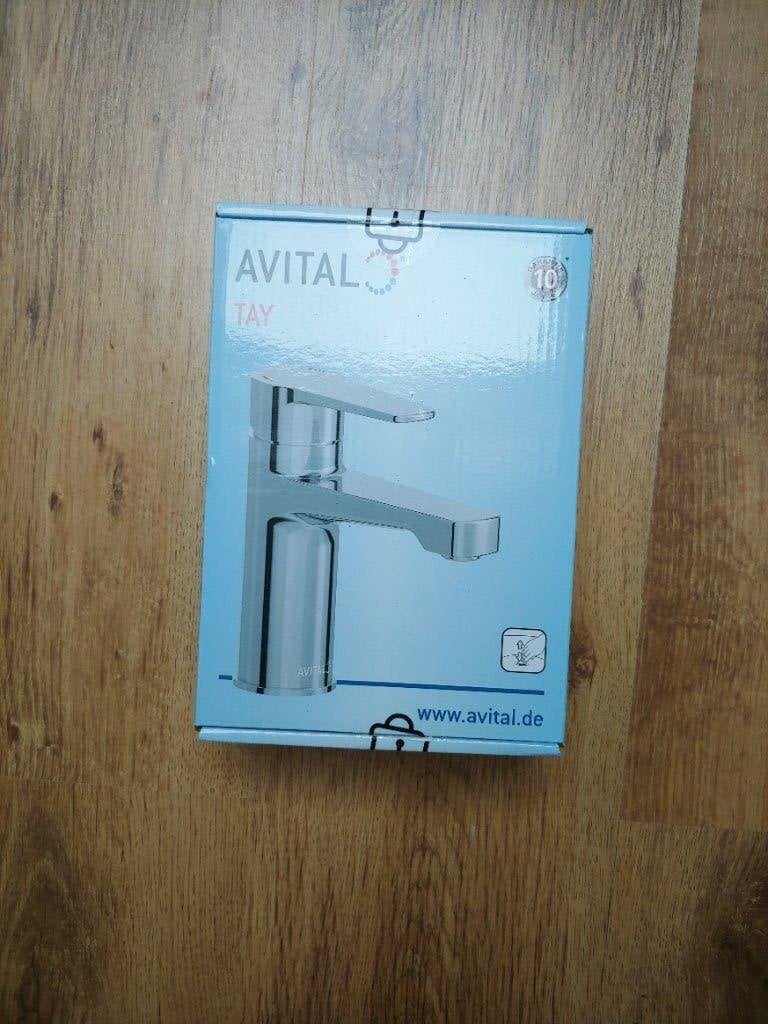 Kraan wasbak Avital Tail 1 maand gebruikt, Ophalen of Verzenden, Zo goed als nieuw, Chroom, Kraan