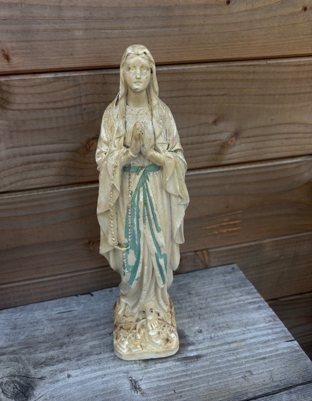 Vintage Mariabeeld - Religieuze Decoratie, Antiek en Kunst, Ophalen of Verzenden